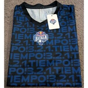 New with Tags! RARE Red Bull Batalla Mic Jersey Men's XL